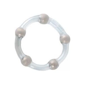 Introducing the Intimate Pleasures Metallic Bead Ring - The Ultimate Penis Enhancer for Couples - Adult Naughty Store