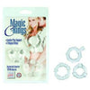 Introducing the SensaRing™ Collection: Magic C Rings - Clear, Set of 3 Sturdy, Comfortable, and Stimulating Support Rings for All Genders, Designed for Enhanced Pleasure in Various Areas