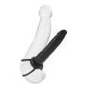 Cal Exotics Accommodator Dual Penetrator - The Ultimate Slim Life-Like Dong for Dual Pleasure, Model 5.25x1.25, Unisex, Designed for Intense Stimulation, in a Sensual TPR Material - Exquisite Black