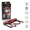 Her Royal Harness The Regal Empress Red - Premium Crotchless Strap-On Harness for Couples, Model RER-001, Female-Focused Pleasure, Vibrant Red