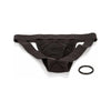 Cal Exotics Packer Gear Jock Strap Black L-XL - Stretchy Comfort for Mutual Pleasure - Adult Naughty Store