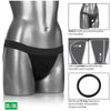 Cal Exotics Packer Gear Black Jock Strap 2XL-3XL: Stretchy and Comfortable Men's Pleasure Enhancer in Black - Adult Naughty Store