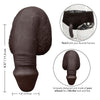 Packer Gear 5 inches Silicone Packing Penis Black - Adult Naughty Store