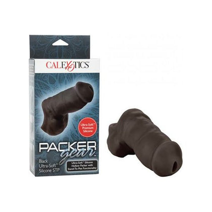 Packer Gear Ultra-Soft Silicone STP - Black: The Ultimate FTM Stand-to-Pee Silicone Packer for Unparalleled Comfort and Functionality - Adult Naughty Store