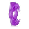 Cal Exotic Wireless Rockin Rabbit Vibrating Ring - Model RR-425 - Unisex - Dual Stimulation - Purple - Adult Naughty Store