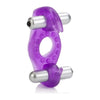 Cal Exotic Wireless Rockin Rabbit Vibrating Ring - Model RR-425 - Unisex - Dual Stimulation - Purple - Adult Naughty Store