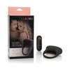 Cal Exotics Silicone Lovers Arouser Black Vibrating Ring - Model XR-001 - Unisex Pleasure Toy for Enhanced Stimulation - Adult Naughty Store