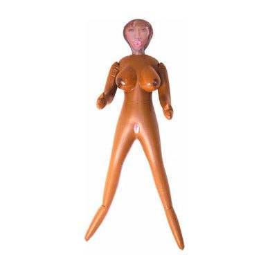 Introducing the Nubian Love Doll by India: Realistic Ebony Face, Tight Round Ass, Firm Ripe Breasts - Model NLD-2021, Female, Multi-Pleasure Zones, Deep Chocolate Brown