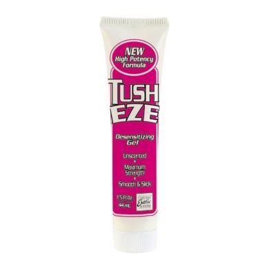 Tush Eze Desensitizing Gel 1.5 oz - Anal Pleasure Enhancer for All Genders - Benzocaine-Based Formula - Pain-Free Backdoor Exploration - Intensify Your Intimate Moments - Sleek and Sensual Black