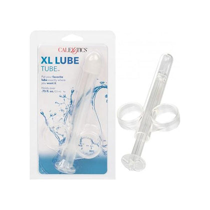 Introducing the Clear XL Lube Tube: The Ultimate Refillable Lubricant Dispensing Tube for Precise Pleasure