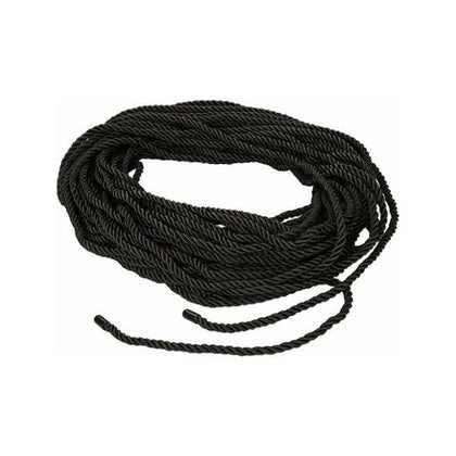 Scandal BDSM Rope 98.5 feet Black - Elegant Shibari Bondage Rope for Sensual Pleasure