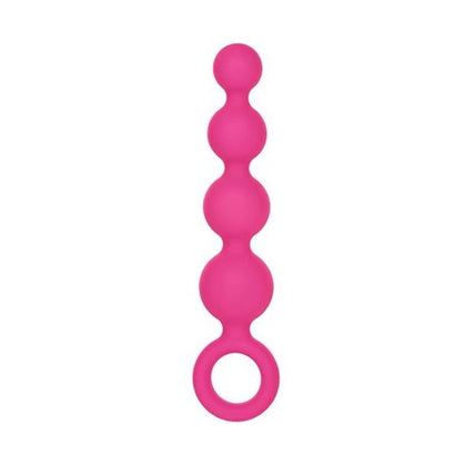 Coco Licious Silicone Booty Beads Pink 4.5 Inch - Premium Anal Pleasure Toy for Her - Adult Naughty Store