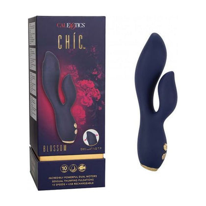 Chíć Blossom Deluxe Dual Motor G-Spot Rabbit Vibrator - Model CB-5000 - For Women - Intense Pleasure - Blue - Adult Naughty Store