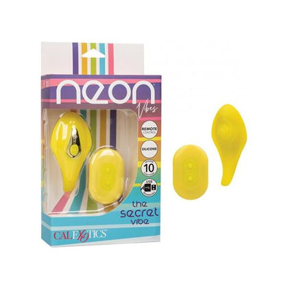 Neon Vibes The Secret Vibe W-remote - Yellow
Introducing the Neon Vibes Orgasm Vibe: A Powerful Multi-Use Pleasure Device for Unforgettable Sensations and Exquisite Pleasure - Model NVSV-WR-Y