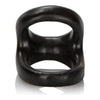 Colt Snug Tugger Black Dual Support Ring - Enhancing Pleasure for Men - Adult Naughty Store