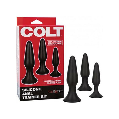 Colt Silicone Anal Trainer Kit - Model CT-300 - Male - Anal Pleasure - Black