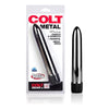Colt Metal Massager 7-Inch Waterproof Vibrator for Intense Pleasure - Black