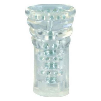 Sue Johanson Head Honcho Clear Silicone Masturbator - Model HH-500 - Male - Intense Pleasure - Transparent - Adult Naughty Store