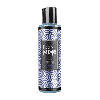 Introducing the Handipop Hand Job Massage Gel - 4.2 Oz Bottle in Blueberry Muffin Flavor: The Ultimate Pleasure Potion for Unforgettable Lap Massages!