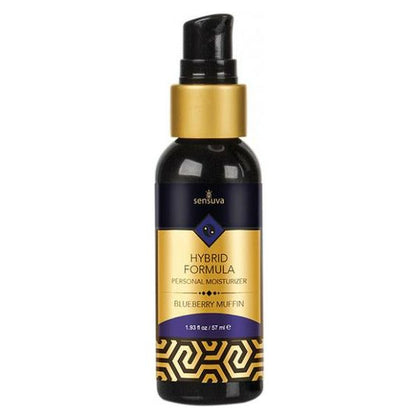 Sensuva Hybrid Water-Based Personal Moisturizer - 1.93 Oz Blueberry Muffin: The Ultimate Intimate Hydration Solution for Sensual Pleasure and Skin Care