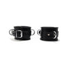 Master Series 665 Padded Locking Wrist Restraint - Black: Premium Leather BDSM Cuffs for Intense Pleasure and Absolute Control - Adult Naughty Store