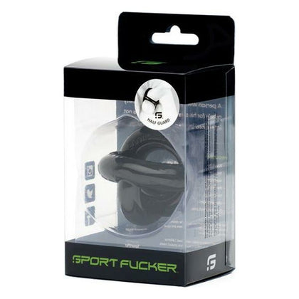 Sport Fucker Half Guard - Black: The Ultimate Enhancing Cock Ring and Show-Off Accessory for Men - Adult Naughty Store