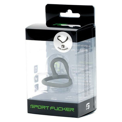 Sport Fucker Silicone Cum Stopper - Model X1 - Male Genital Stimulation - Grey - Adult Naughty Store