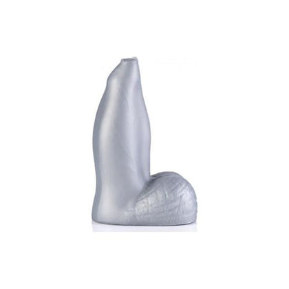 665 Narcissus - S Silver Silicone Dildo for Sensual Pleasure - Gender-Neutral Intimacy at Its Finest