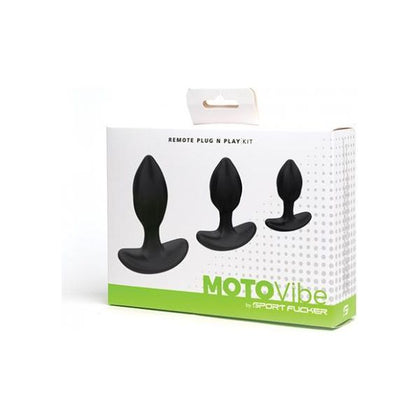 MotoVibe Sport Fucker Plug N Play Kit - Black: Ultimate Training Pleasure for All Genders - Adult Naughty Store