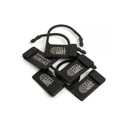 Sport Fucker Cellmate Chastity Device Stealth Locks - Pack of 5 - Unisex Chastity Toy - Model: Stealth Locks 5 - Black