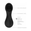 Introducing the Sensuelle Dreamy Oral Clitoral Stimulator 10 Speed Black Vibrator for Women's Pleasure