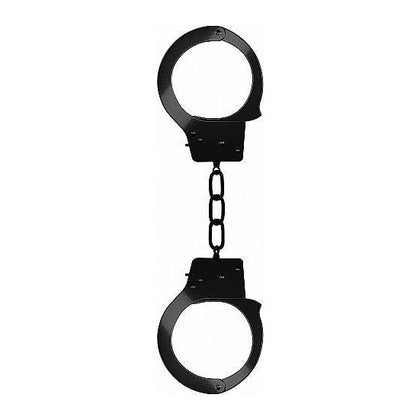 Lustful Desires Metal Black Beginner's Handcuffs - Model LD-1001 - Unisex - For Erotic Bondage and Sensual Play