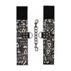 Ouch! Printed Handcuffs Street Art Fashion Black - Unisex Bondage Toy for Wrist Pleasure