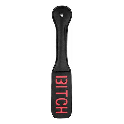 Shots Ouch Bitch Paddle - Black

Introducing the Shots Ouch Bitch Paddle - Black: A Sensational BDSM Tool for Unforgettable Impact Play - Adult Naughty Store