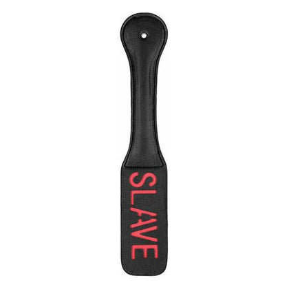 Shots Ouch Slave Paddle - Black - Adult Naughty Store