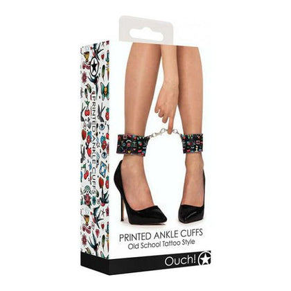 Shots Ouch Old School Tattoo Style Printed Ankle Cuffs- Black

Introducing the Shots Ouch Old School Tattoo Style Printed Ankle Cuffs - Black: The Ultimate Pleasure Enhancer for a Wild Ride!