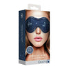 Ouch! Denim Sensory Deprivation Eye Mask - Model X1 - Unisex - Enhance Pleasure - Blue - Adult Naughty Store