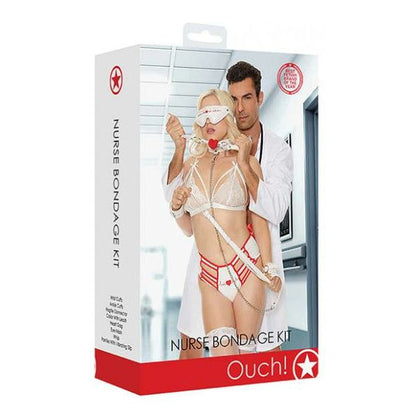 Ouch Nurse Bondage Kit: The Ultimate BDSM Collection for Sensual Exploration and Domination - Model X123, Unisex, Full Body Restraint, Pleasure and Pain - Black