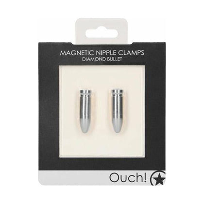 Shots Ouch Diamond Bullet Magnetic Nipple Clamps - Silver
Introducing the Shots Ouch Diamond Bullet Magnetic Nipple Clamps - Silver: An Exquisite Blend of Elegance and Pleasure
