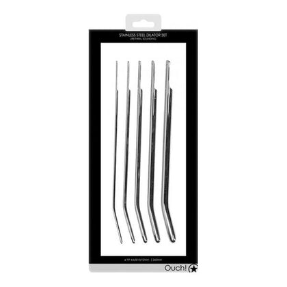 Introducing the Shots Ouch Urethral Sounding Metal Dilator Set: A Bold Exploration of Sensual Pleasure for Adventurous Souls - Adult Naughty Store