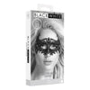 Empress Black Lace Eye Mask - Handmade Lightweight Seductive Mystery Accessory for Sensual Play, Proms, Weddings, and Costume Events - OUCH! Shots Ouch Black & White Lace Eye Mask - Model EM- - Adult Naughty Store