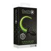 Ouch! Puppy Tail Plug - Glow In The Dark - Model PT-500 - Unisex Anal Pleasure - Fluorescent Green - Adult Naughty Store