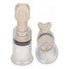 Introducing the SensaCup Small Clear Nipple Suction Set - Model SC-1001: Unleash Sensational Pleasure for All Genders! - Adult Naughty Store