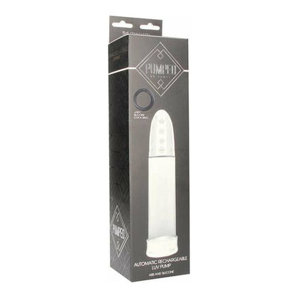 Introducing the PUMPED Shots Pumped Automatic Rechargeable Luv Pump - Transparent: The Ultimate USB Rechargeable Penis Enlargement Device for Powerful Erections and Lasting Pleasure!