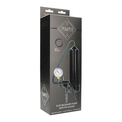 Shots Pumped Elite Beginner Pump W-psi Gauge - Black
Introducing the Shots Pumped Elite Beginner Pump with PSI Gauge - the Ultimate Male Enhancement Device for Maximum Pleasure and Growth Potential