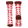 Shots Sexy Socks Lip Love Female S-M - Seductive Lip-Themed Pleasure Socks in Red - Adult Naughty Store