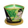 Shunga Zenitude Exotic Green Tea Massage Candle - Sensual Soy-Based Ambiance and Intimate Massage Oil, 5.7oz - Adult Naughty Store