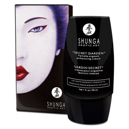 Shunga Secret Garden Enhancing Cream for Her - Clitoral Gel for Intensified Orgasms and Sensational Pleasure - Model SG-1 - Women's Sexual Health - 1oz - Clear - Adult Naughty Store