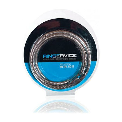 Introducing the Rinservice Stainless Steel Replacement Metal Hose - 6ft/182.8cm Length for Ultimate Pleasure and Durability - Adult Naughty Store