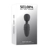 Introducing the Selopa Buzz One Out Mini Wand Vibe B1 - Black: A sophisticated handheld pleasure device designed for targeted vibrations, perfect for enhancing intimate moments. - Adult Naughty Store